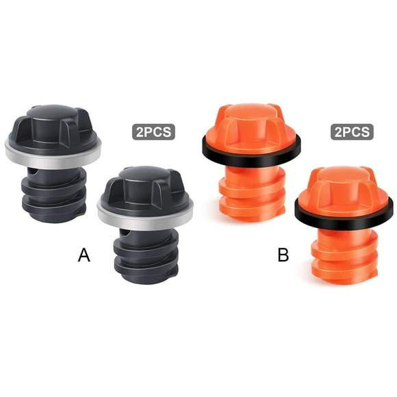 2 Pieces Fishing Cooler Insulation Box Water Drain Stopper Replacing Part Fish Tackle Blockage Replacement for Rtic 20 45 65 110 Orange
