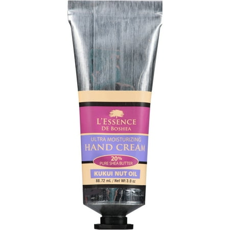 L'Essence de Boshea Kukui Nut Oil Ultra Moisturizing Hand Cream, 3 oz