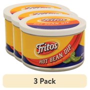 (3 pack) Fritos Hot Bean Dip with Jalapeno Peppers, 9 Ounce Can