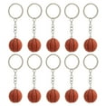 thumbnail image 1 of 10pcs Personalidad Llavero Anillos Encantador Baloncesto Diseño Llavero Organizador Key Play, 1 of 5