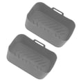 thumbnail image 3 of Cesta Y Alfombrilla Para Horno De Aire, Accesorios Para Horno De Aire Fáciles De Limpiar, 2 Juegos Antiadherentes Para Cocina ANGGREK Otros, 3 of 7