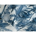 thumbnail image 3 of Ambesonne Palm Trees Quilted Coverlet 3 Pcs, Dreamy Silhouettes Woods, King Size, Blue Grey Dark Sky Blue, 3 of 4