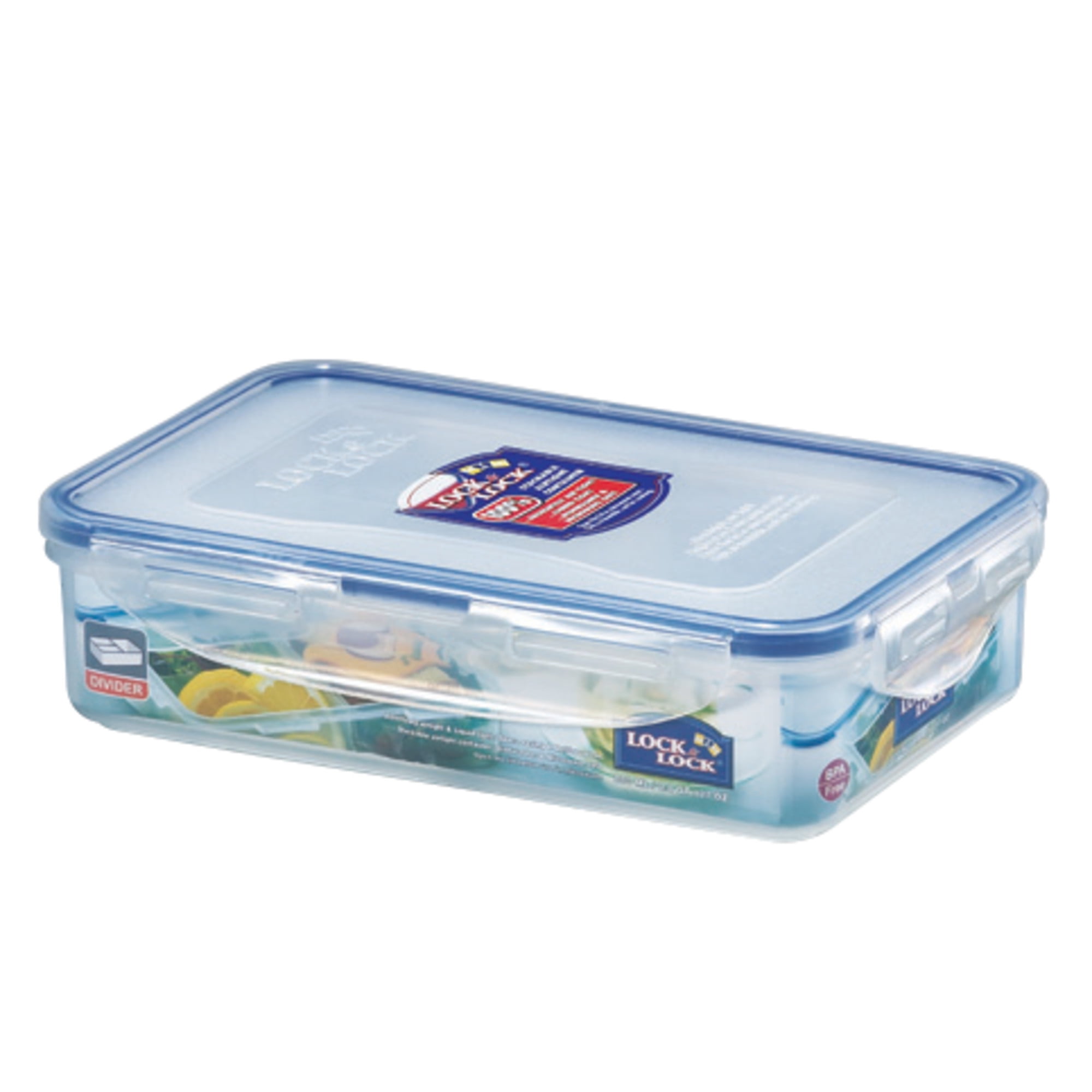 Lock & Lock Easy Essentials On the Go Meals Divided Rectangular Food