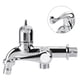 thumbnail image 1 of Grifo de agua para lavabo BuyWeek ABS con doble manija, 1 of 12