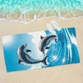thumbnail image 2 of Oversized Mircofiber Beach Towel Quick Dry Pool Towel Large Lightweight Sand Free Beach Towel for Travel Sports Pool Swimming Bath Camping Yoga, 2 of 6