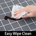 thumbnail image 4 of Rectangle Vinyl Table Cloth, Elastic Fitted Flannel Backed Plastic Table Covers for 5 Foot Folding Tables, Waterproof for Picnic, Camping, Indoor and Outdoor ( 30 x 60 inch), 4 of 9