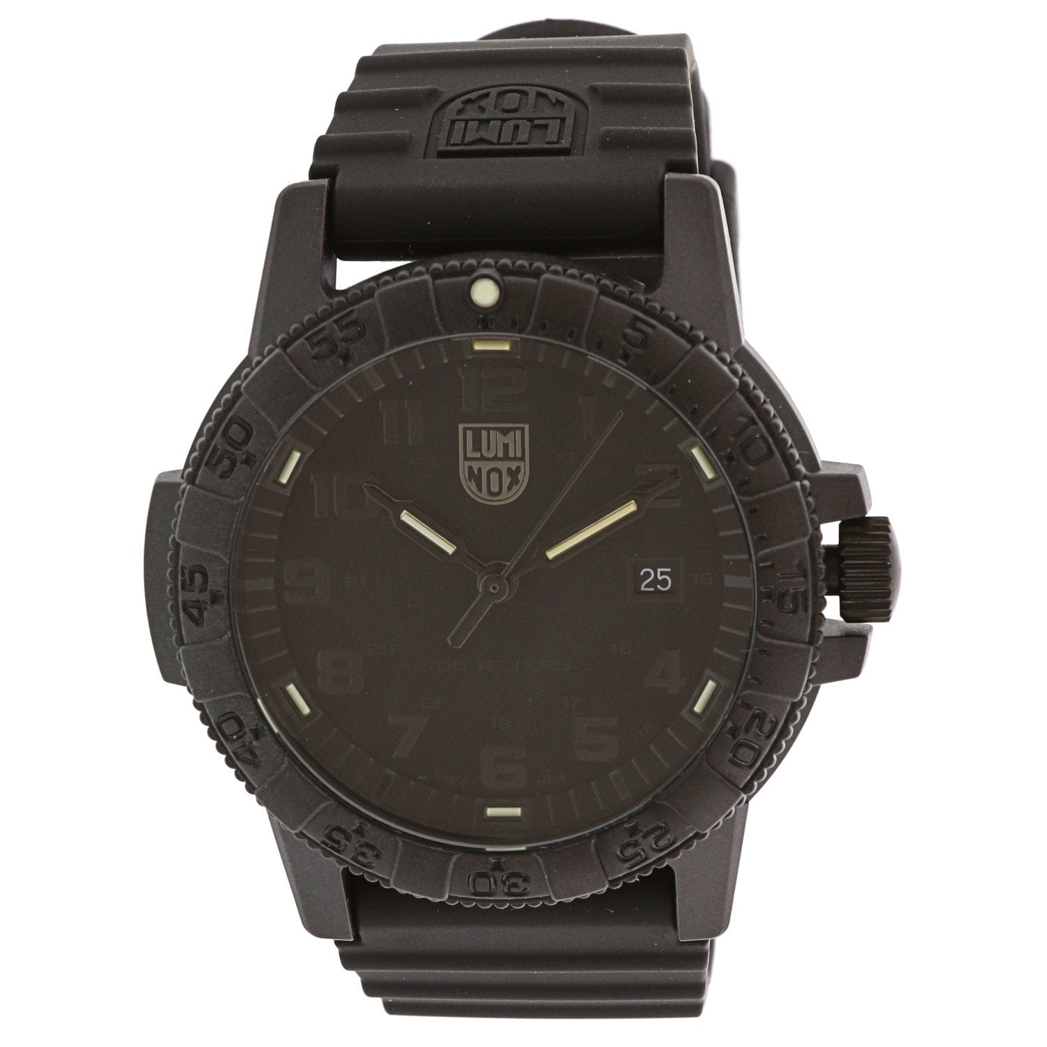 Luminox Men's Sea Turtle Giant XS0321BOL Black Silicone Quartz Fashion Watch