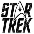 thumbnail image 2 of Junior's Star Trek: The Original Series Distressed Logo  Graphic Tee White Medium, 2 of 3