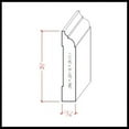 thumbnail image 7 of EWBB22 Nose & Cove 3-1/2" Tall x 11/16" Baseboard Moulding. Unfinished, 7 of 7
