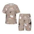 thumbnail image 1 of Balery Chicken Conjunto de Pijama Infantil de Manga Corta con Estampado – Ropa de Dormir de Algodón Suave-Small, 1 of 6