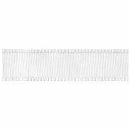 Single Face Satin Ribbon, 2-1/4"W x 9', White