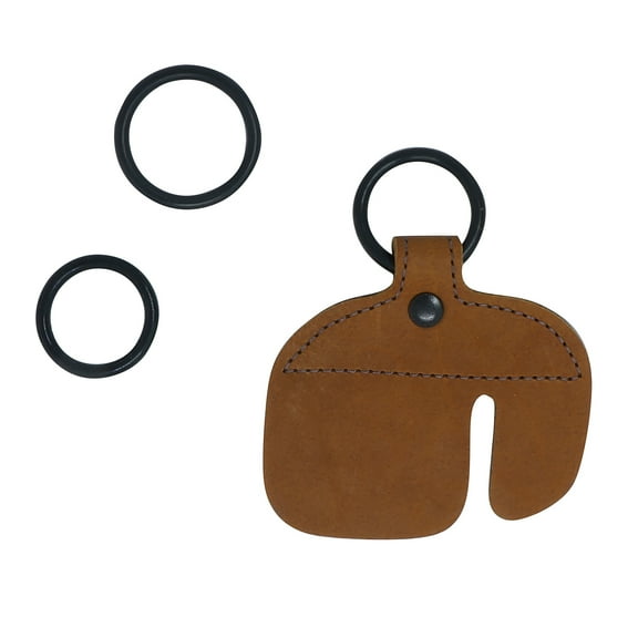 Serious Archery Large American Bison Split Finger O-Ring Tab Left-Handed