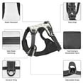 thumbnail image 4 of No Pull Dog Harness For Small Dogs Easy Walk Dog Vest Adjustable Collars Harnesses & Leashes Set Breathable Oxford Outdoor Walking Safety Reflective Strip Simple Triangular Grid Prints, 4 of 9