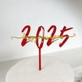 thumbnail image 4 of 5 piezas de decoraciones de postres para tartas, adornos para tartas, cupcakes, fiestas de Año Nuevo, adornos para tartas, fiestas de Año Nuevo, 4 of 5