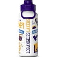 thumbnail image 2 of Hydrapeak x NBA Officially Licensed Los Angeles Lakers 32oz Active Water Bottle Chug Lid Stainless Steel Reusable Double Wall Celebrating The City Of Los Angeles, 2 of 7