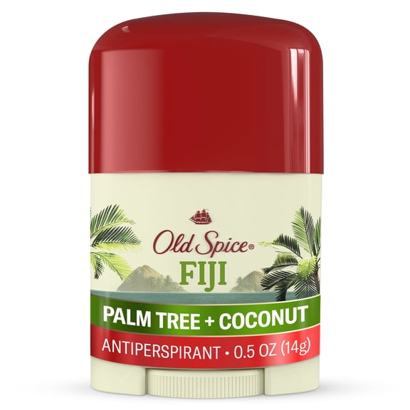 Old Spice Antiperspirant Deodorant for Men, 24/7 Lasting Freshness, Fiji with Palm Tree, 0.5 oz Trial