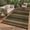 Black Brown-8*10ft, variant on Waterproof Outdoor Rug for Patio, Reversible Plastic Straw Mat – Modern Striped, UV Resistant, Durable, Easy Clean, for Deck, Porch, Balcony, Camping, RV, Light Blue, 8x10ft (244x305cm)