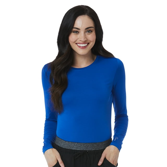 Maevn Women's Long Sleeve Underscrub Tee, Free Shipping