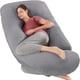 thumbnail image 1 of Almohada de Maternidad en Forma de U, Almohada de Maternidad para Apoyo Cuerpo Completo, Cómodos y Transpirables, con Funda Extraíble Terciopelo de Frijol, Gris, 1 of 7