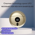 thumbnail image 3 of Mini Rechargeable Electric Shaver for Men, IP67 Waterproof Design with Precision Trimmer, 300mAh Battery & LED Display, Portable Travel Razor, 3 of 8