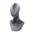 thumbnail image 1 of Xuanheng Mannequin Head Model Hat Rack Display Head for Headdress Headset Scarves Grey, 1 of 8