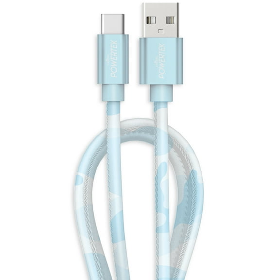 Liquipel Powertek Type C Cable Camo - Blue