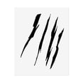 thumbnail image 2 of Effete Feline Claw Marks Scratch Rolled Posters, 2 of 5