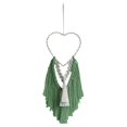 thumbnail image 4 of Tapiz tejido para colgar en la pared de macramé, borlas, Arte de la pared Decoración moderno y hermoso, estilo bohemio para boda, fiesta, dormitorio, Verde, 4 of 8