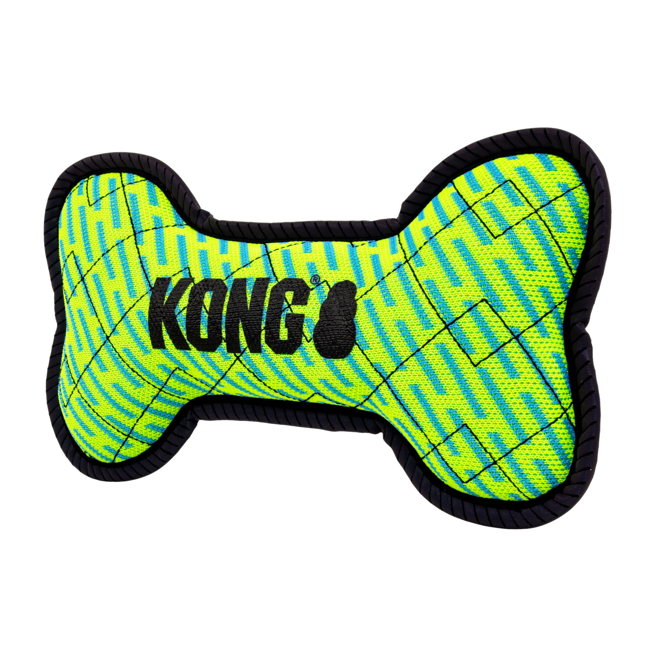 KONG® Armor® Bone Durable Dog Plush Dog Toy, Medium, Green