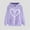 Purple(New), variant on PNTUTB Women's Print Casual Winter Warm Hoodie Pullover Long Sleeved Comfortable Basic Sweatshirt