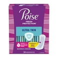 thumbnail image 3 of Poise Fresh Protection Ultra Thin Female Incontinent Pad Long Length 14.1 Inch Length 54352, 54, 72 Ct, 3 of 7