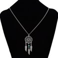 thumbnail image 2 of Osdhezcn Vintage Dream Catcher Pendant Necklace for Festivals Dangling Leaves Necklace, 2 of 9