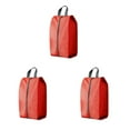 thumbnail image 1 of ZheElen Sac de Rangement Léger et Portable Chaussures Voyage Ou Protège Quotidiennement les Articles Rouges L 3Set, 1 of 6