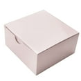 thumbnail image 4 of Efavormart 100 Pack | 4"x4"x2" Blush/Rose Gold Cake Cupcake Party Favor Gift Boxes, 4 of 9
