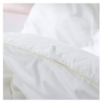 Twin Size 1000 Thread Count Goose Down Comforter, 100 Percent Egyptian Cotton, 1000 TC, 750FP, 50Oz, Solid White Down Alt Comforter