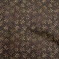 thumbnail image 1 of oneOone Georgette Viscose Brown Fabric Asian Block Craft Projects Decor Fabric Printed By The Yard 42 Inch Wide, 1 of 4
