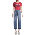 thumbnail image 3 of EV1 from Ellen DeGeneres Allie Wide Leg Front Tie Jeans Women's, 3 of 6