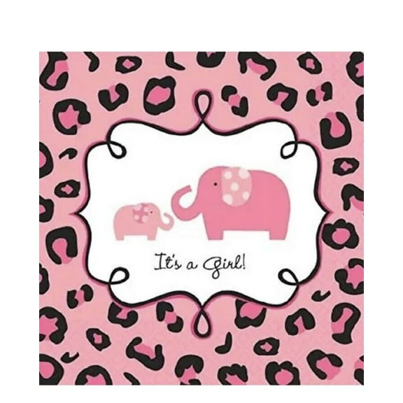 Sweet Safari Girl Small Napkins (36ct)