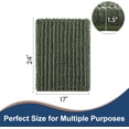 thumbnail image 2 of Soft Plush Microfiber Bathroom Rugs, Absorbent Bath Rugs Non Skid Machine Wash Dry Bath Mats for Tub,Shower and Bath Room Floor Mats(Loden,17x24 inches), 2 of 6