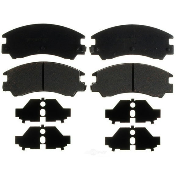Raybestos PGD311C Professional Grade Ceramic Disc Brake Pad Set Fits select: 1985-1989 SUBARU GL, 1990-1994 SUBARU LOYALE