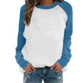 thumbnail image 1 of WEAIXIMIUNG Chandails en Molleton pour Femmes Pack Pull Sans Capuche Manches Raglan, 1 of 4