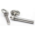 thumbnail image 3 of Metal Bolt Lift Eye Ring Nut Expansion Bolt Screw Marine Grade 304 Stainless Steel Concrete Wall Anchor Sleeve Heavy Duty (Color : Silver, Dimensions : M6X80MM), 3 of 5
