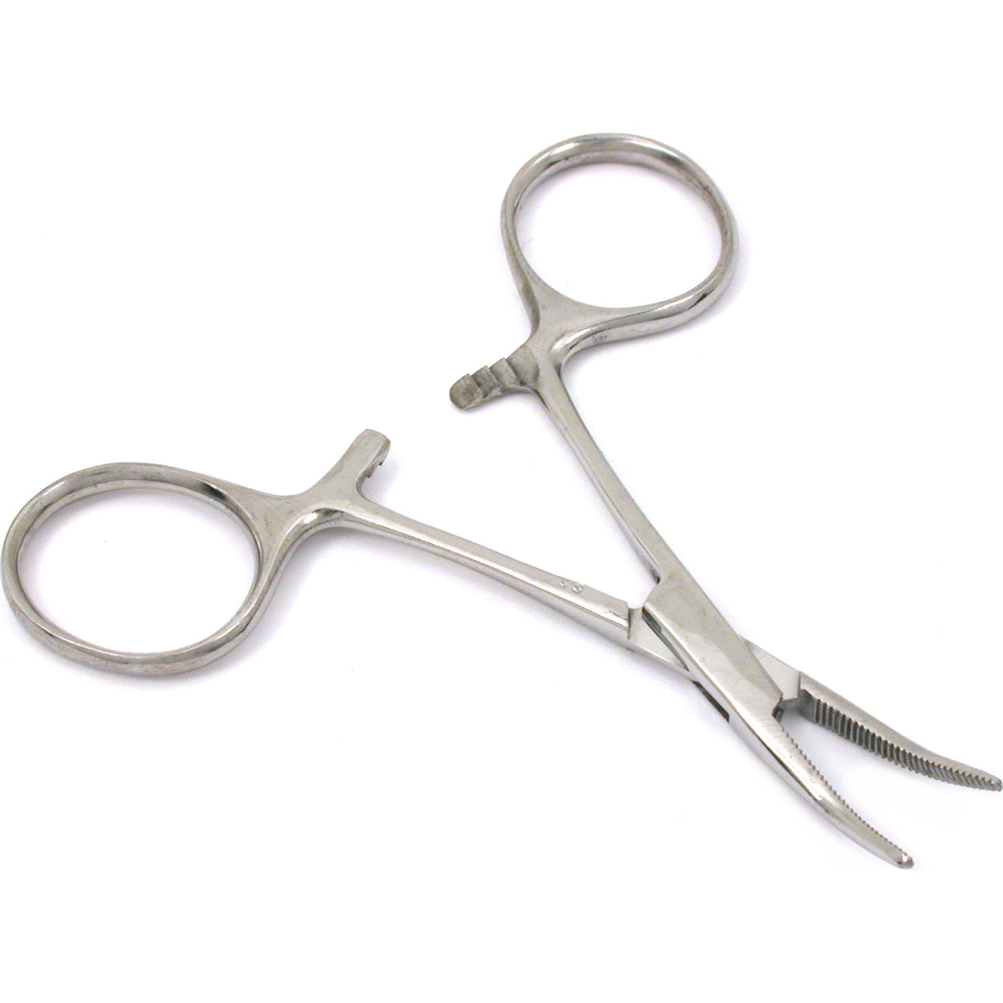 Curved Locking Hemostat Fishing Outdoor Hand Tool 3.5"