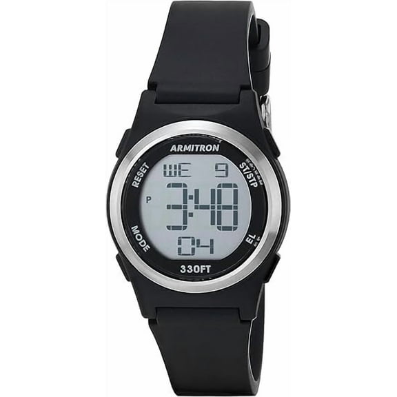 Armitron Sport Black Resin Ladies Watch
