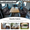 thumbnail image 3 of Uorisanigo RV Dinette Cushion Covers Stretchable Spider Web Print Camper Dinette Cushion Covers Dirt-Resistant Sofa Furniture Protection Camper Decor for RV Campers Car Bench Seats, 3 of 7