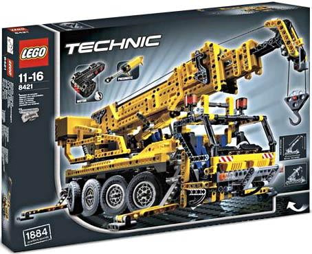 technic mobile crane set lego 8421