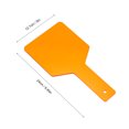 thumbnail image 2 of Placa protectora para luz de curado dental, práctica y cómoda, ideal para consultorios dentales, sin necesidad de gafas de protección, material plástico color naranja, tamaño compacto 24x12.7cm., 2 of 6