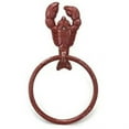 thumbnail image 1 of Porte-serviettes de Homard en Fonte Rouge Rustique 9 Po, 1 of 1