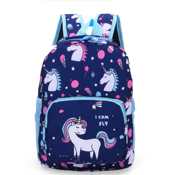 FeiraDeVaidade Kids School Bag Children Unicorn Schoolbag Backpack Cute