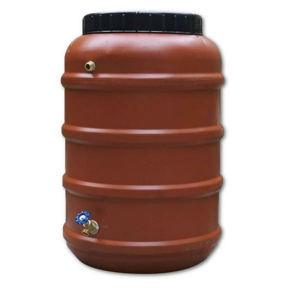 Rain Barrel, DIY Kit, Upcycled Food Grade Barrel, 58 Gallon Size